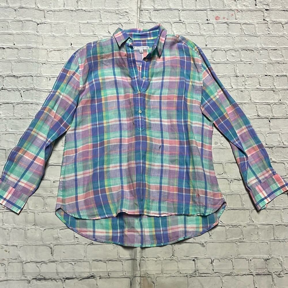 Southern Tide Top Plaid L